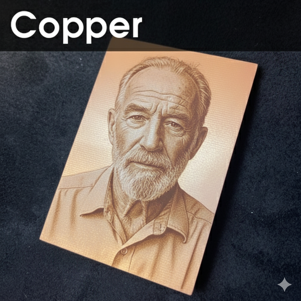 COPPER ENGRAVING WITH uv LASER